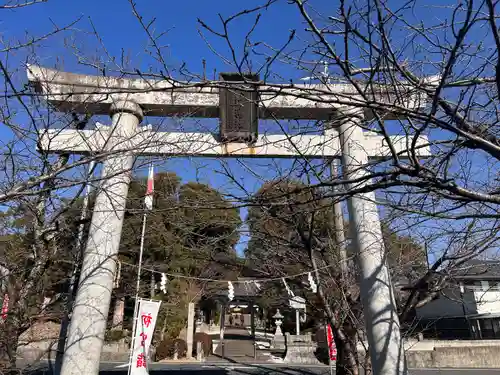 諏訪神社の鳥居