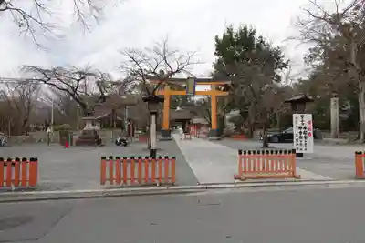 平野神社の鳥居