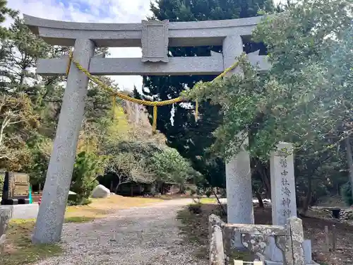 海神神社の鳥居