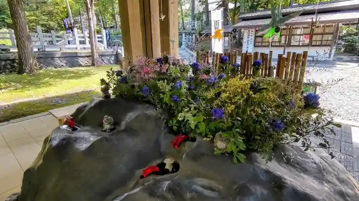 上川神社の手水舎