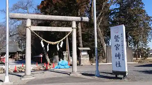 鷲宮神社の鳥居