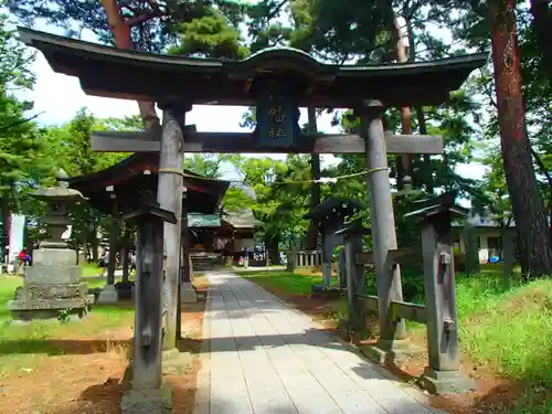 川中島古戦場八幡社の鳥居