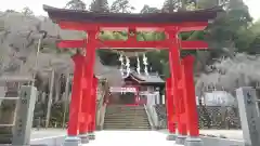 小川諏訪神社の鳥居