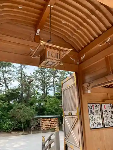 新潟縣護國神社の山門・神門