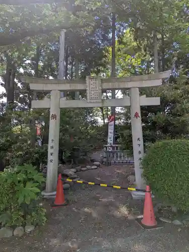 亀ケ池八幡宮の鳥居