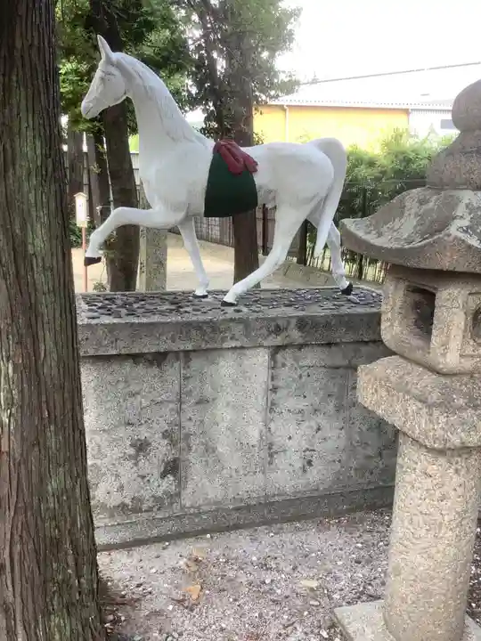 白山神社(松河戸町)の像