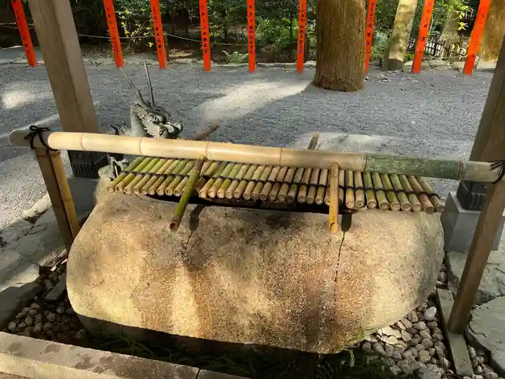 椿岸神社の手水舎