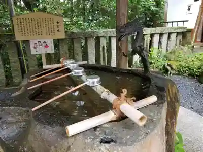 宇倍神社の手水舎