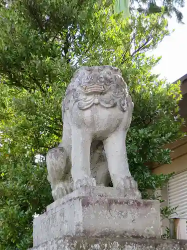 開成山大神宮の狛犬