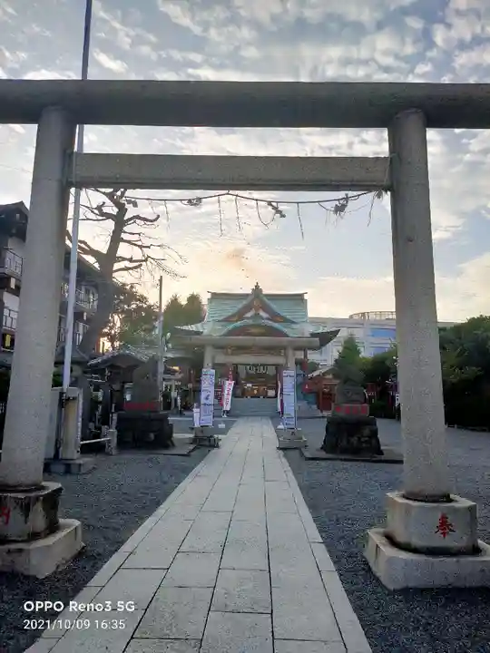 羽田神社の鳥居