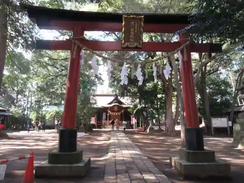 氷川女體神社の鳥居