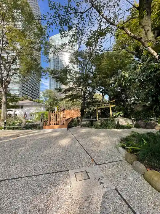 愛宕神社の庭園