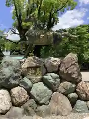 真清田神社の狛犬