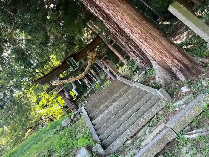 子檀嶺神社の鳥居