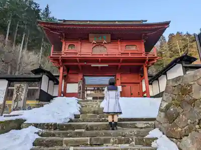 法華寺の山門・神門