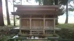 神社(名称不明)の本殿