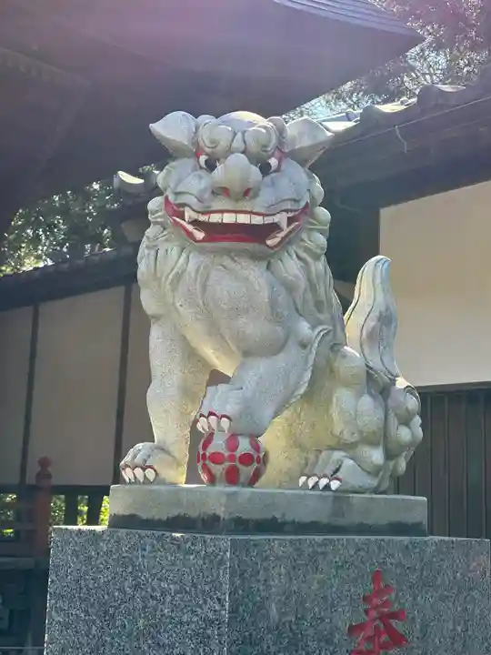 産泰神社の狛犬