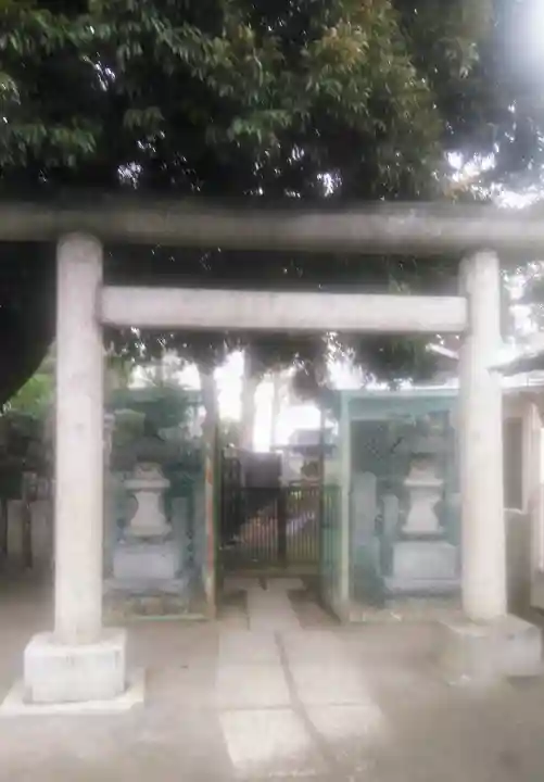 富士浅間神社の鳥居