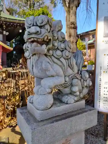 川越八幡宮の狛犬