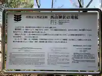 西山神社の歴史