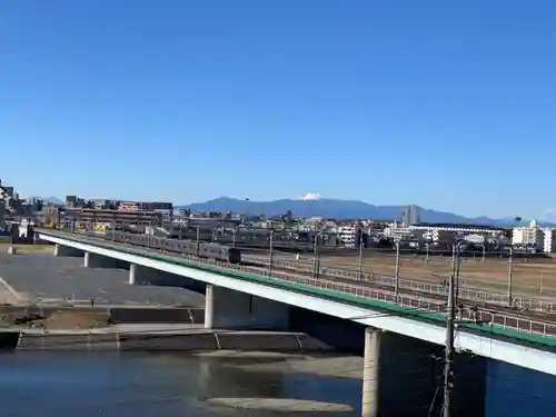 多摩川浅間神社の景色