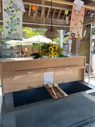 旭川神社の手水舎