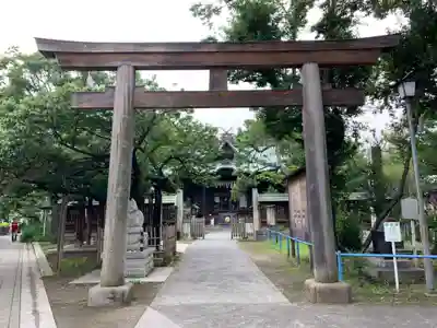 荏原神社の鳥居
