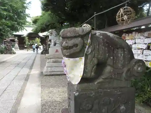菊田神社の狛犬