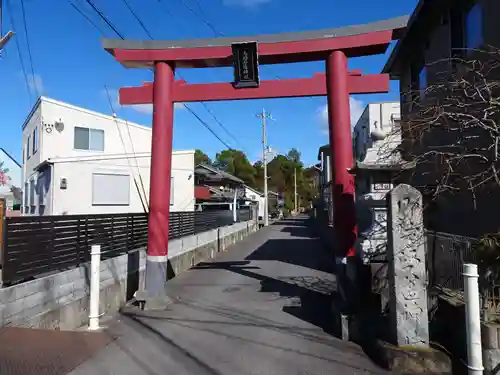 馬路石邊神社の鳥居