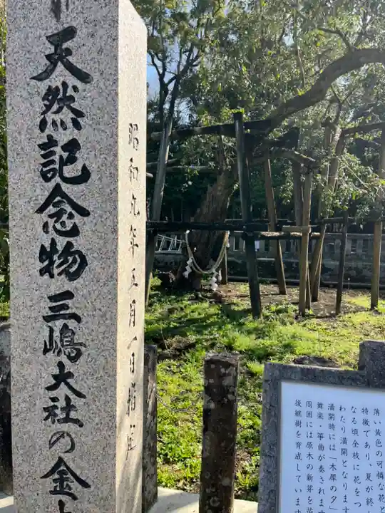 三嶋大社の庭園
