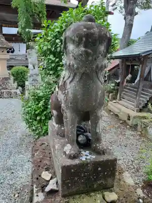 生出森八幡神社(里宮)の狛犬