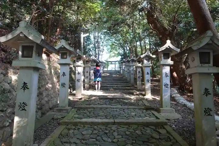 加佐登神社の自然
