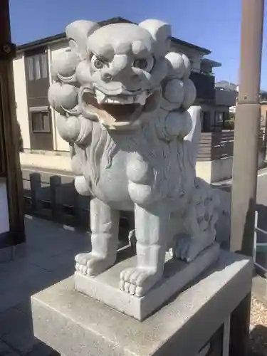 本地ヶ原神社の狛犬