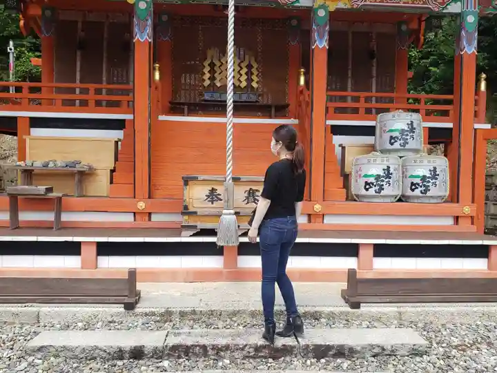 檜尾神社の本殿・本堂