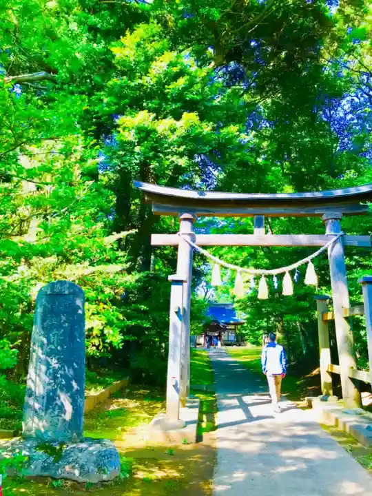 成田熊野神社の鳥居