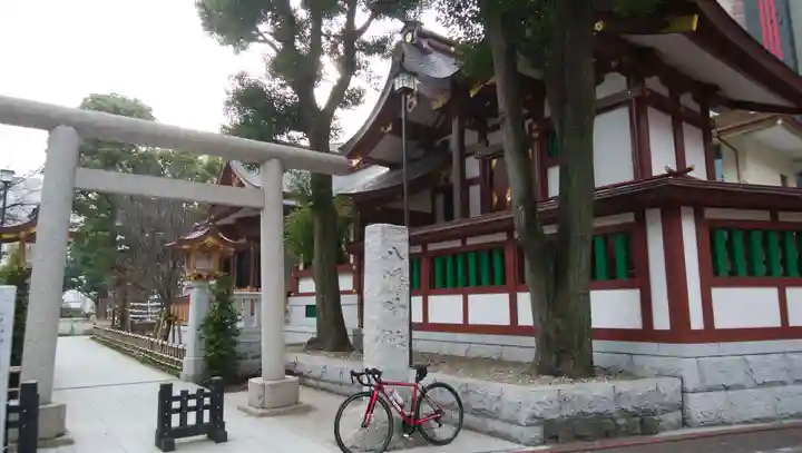 蒲田八幡神社の鳥居