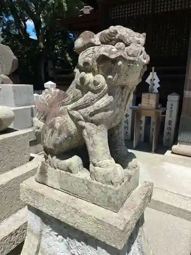 崇道天皇神社の狛犬