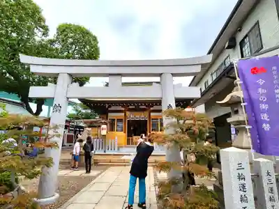 南宮宇佐八幡神社（脇浜神社）の鳥居