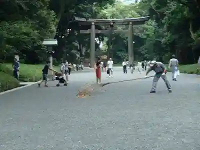 明治神宮の鳥居