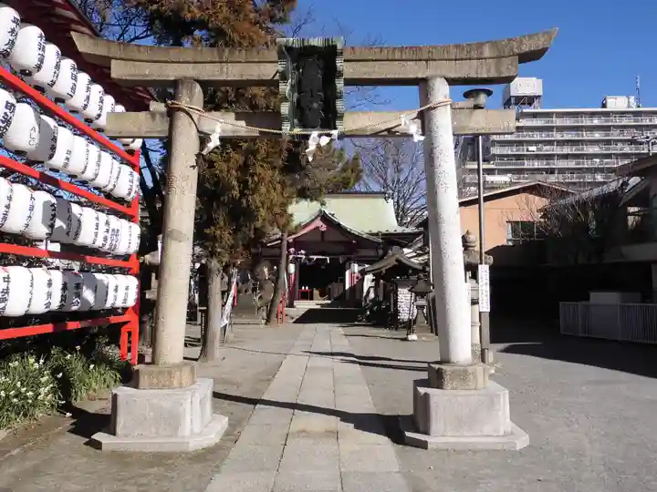 富賀岡八幡宮の鳥居