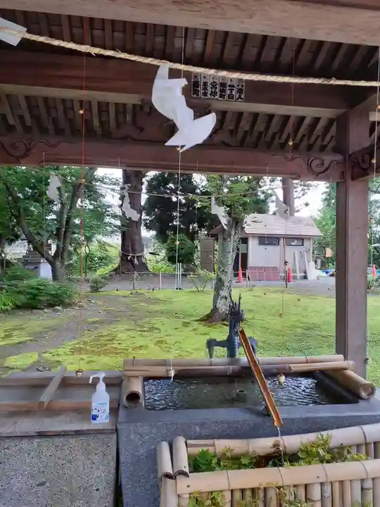 花巻神社の手水舎