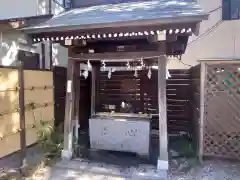 鎮守氷川神社の手水