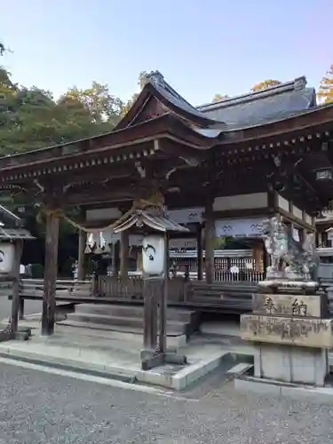 奥石神社の本殿