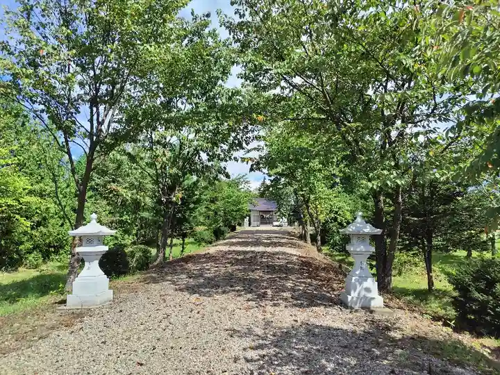 東瓜幕八幡神社の庭園