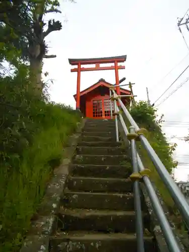 歓廣稲荷大明神の鳥居