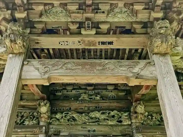 富澤観音堂の芸術