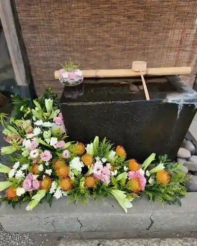 上尾御嶽神社の手水舎