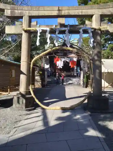 稲毛神社の鳥居