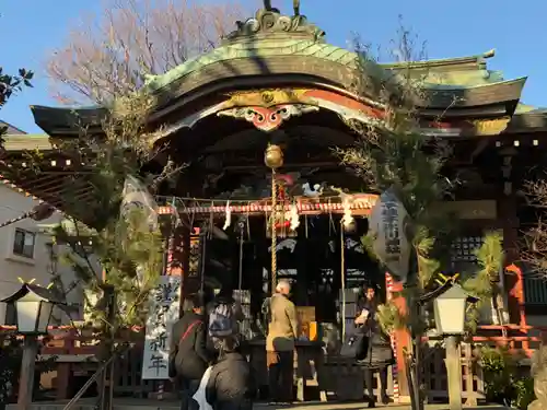 千住本氷川神社の本殿・本堂