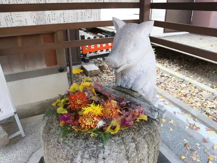 護王神社の手水舎